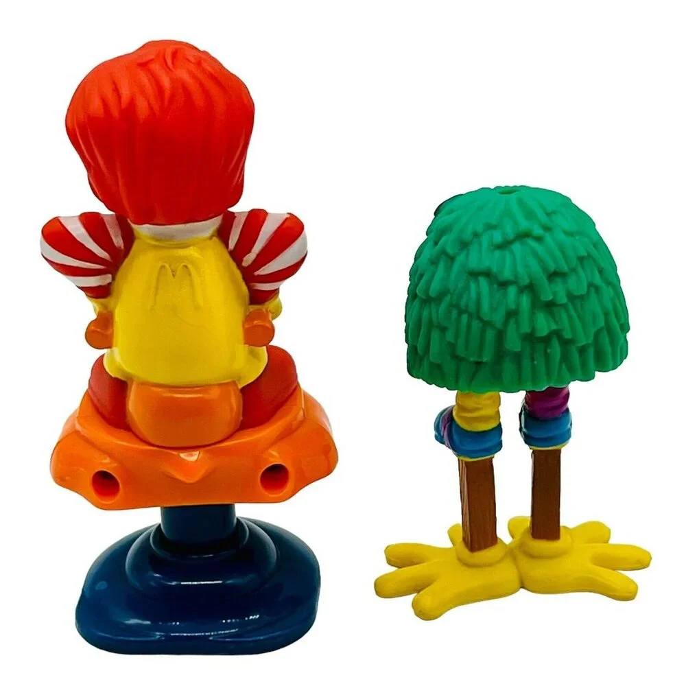 McDonalds‎ 1989 Funny Fry Friend Baby Ronald on Pogo Stick Happy Meal Toys